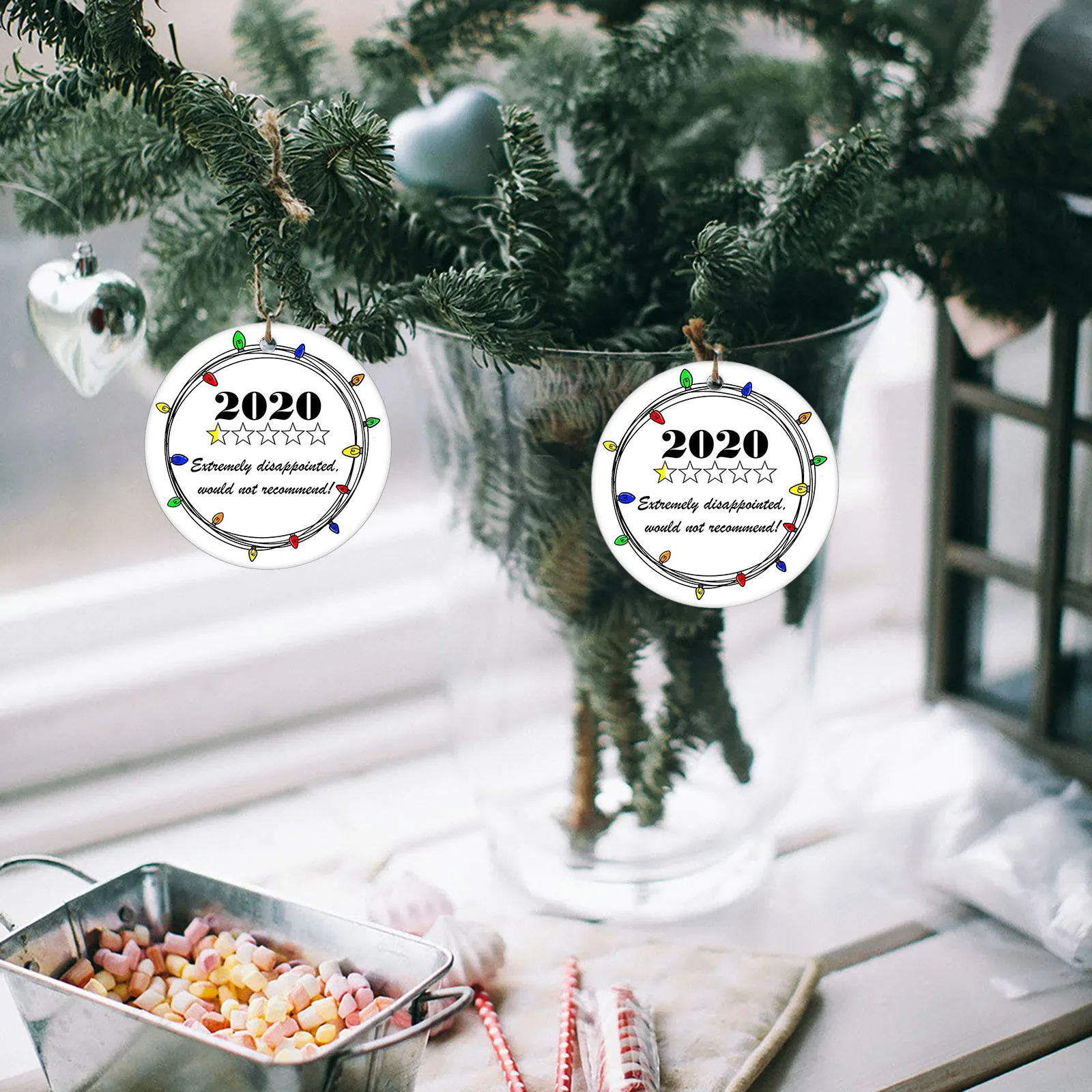 1 звезда не рекомендовала бы украшение на рождественскую елку Рождество для дома