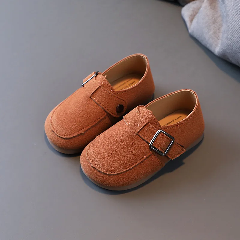 

Baby Girl Shoes Autumn Korean Version of The Girl Princess Shoes Boys Simple Small and Medium-sized Children Soft Casual Shoes