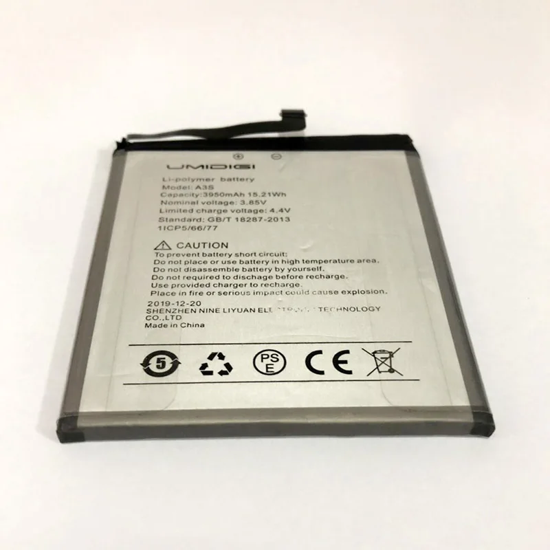 roson for umi umidigi a3s battery 3950mah 100 new replacement parts phone accessory accumulators with tools free global shipping