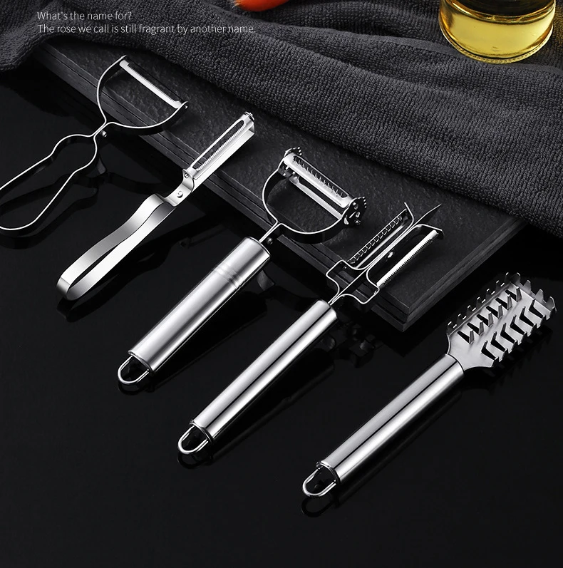 

Stainless Steel Vegetables Fruit Peeler Slicer Multi-function Potato Cucumber Carrot Grater Julienne Slicer Cutter Kitchen Tool