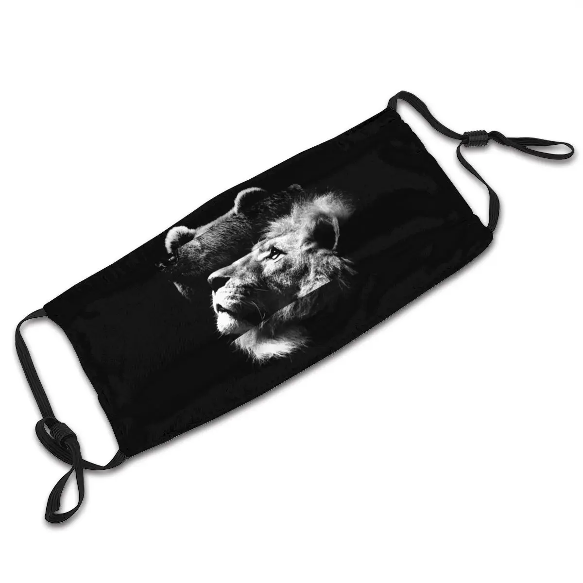 

WILD LIFE Bear Lion Reusable Mouth Mask With Replaceable PM2.5 Filters Hipster Anti Bacterial Dust Protection Cover Respirator