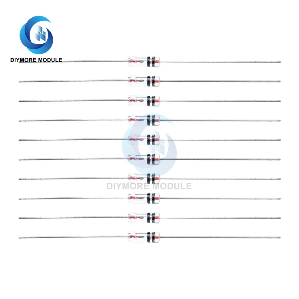 10 PCS Germanium Diode 1N34A DO-7 1N34 for TV FM AM Radio Detection | Электронные компоненты и принадлежности