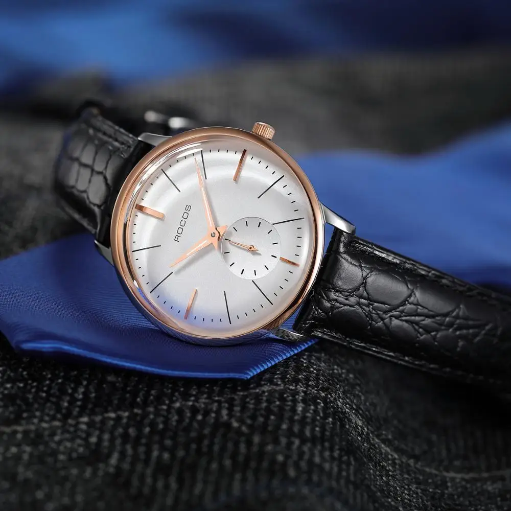 Часы наручные Rocos Мужские автоматические мужские ультратонкие механические