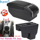 Подлокотник для хэтчбека Honda Fit Jazz 2002-2007, центральный подлокотник с подстаканником и выдвижным USB-портом