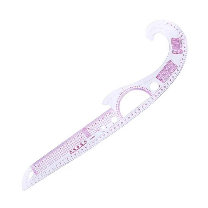 Многофункциональная прозрачная линейка пластиковая рулетка из ПВХ во