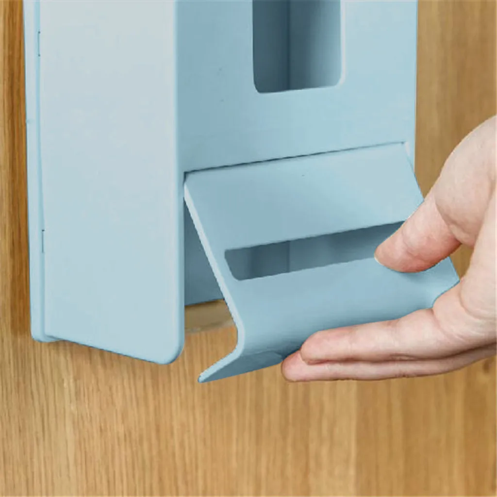 Настенный мешок для мусора коробка хранения кухня съемный пластиковый Мода