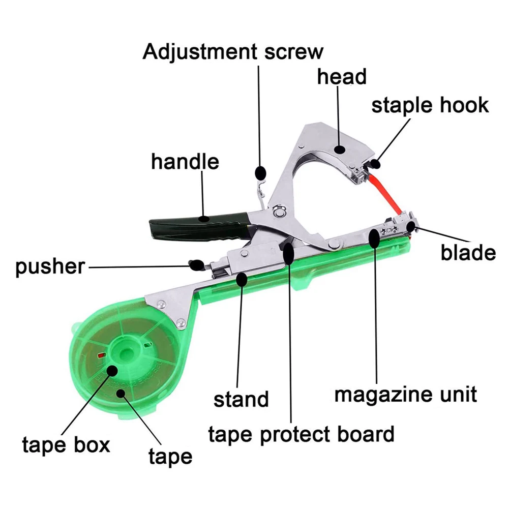 Сад обвязывающая машина инструменты подвязки растений филиал ручной вязки фарш