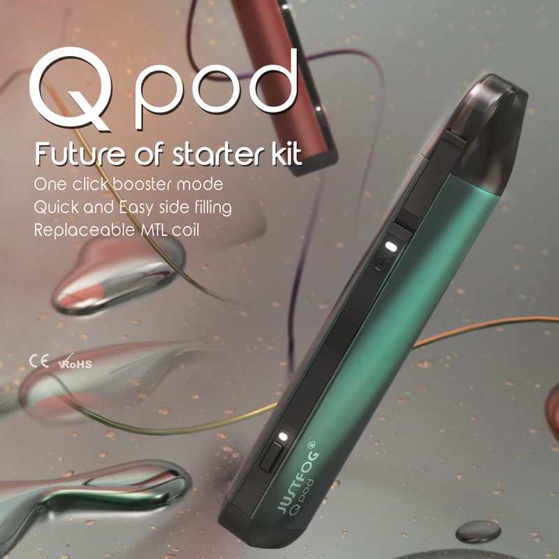 В наличии! Justfog Qpod стартовый набор 1 9 мл Pod картридж 900 мАч электронная сигарета
