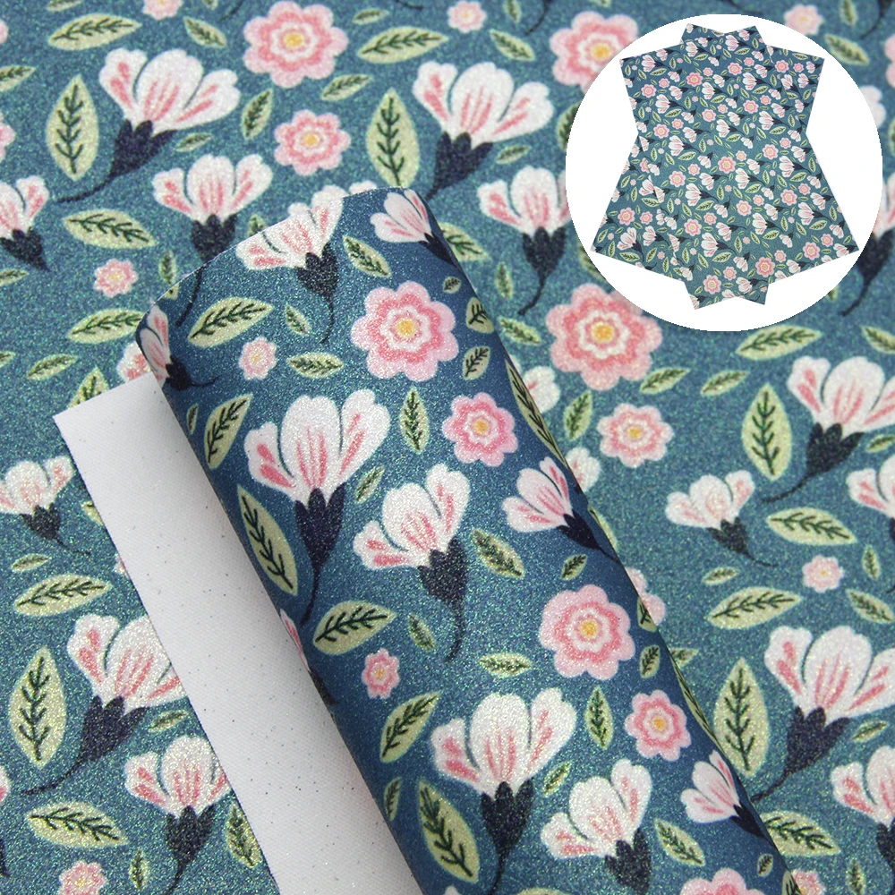 20*33 см с цветочным узором тонкая синтетическая кожа для бант сумки кошелек чехол