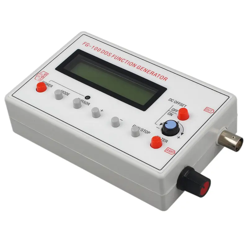 FG-100 DDS функция генератора сигналов счетчик частоты 1 Гц-500 кГц |
