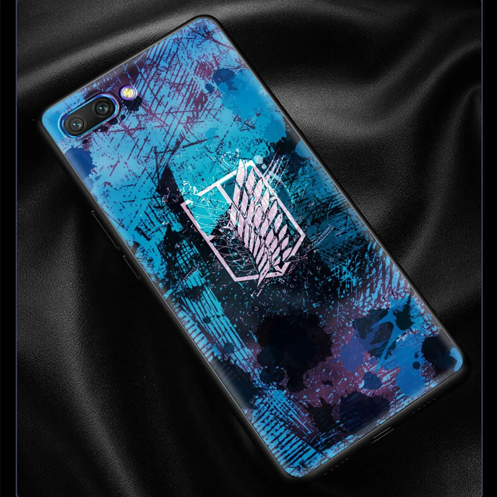 

Attack On Titan Anime Silicone Soft TPU Case for Honor 8X 9X 9C 9A 10 20 Lite 30 Pro 30i 20e 20S(6.15) Play 9A 8S 2020 Coque