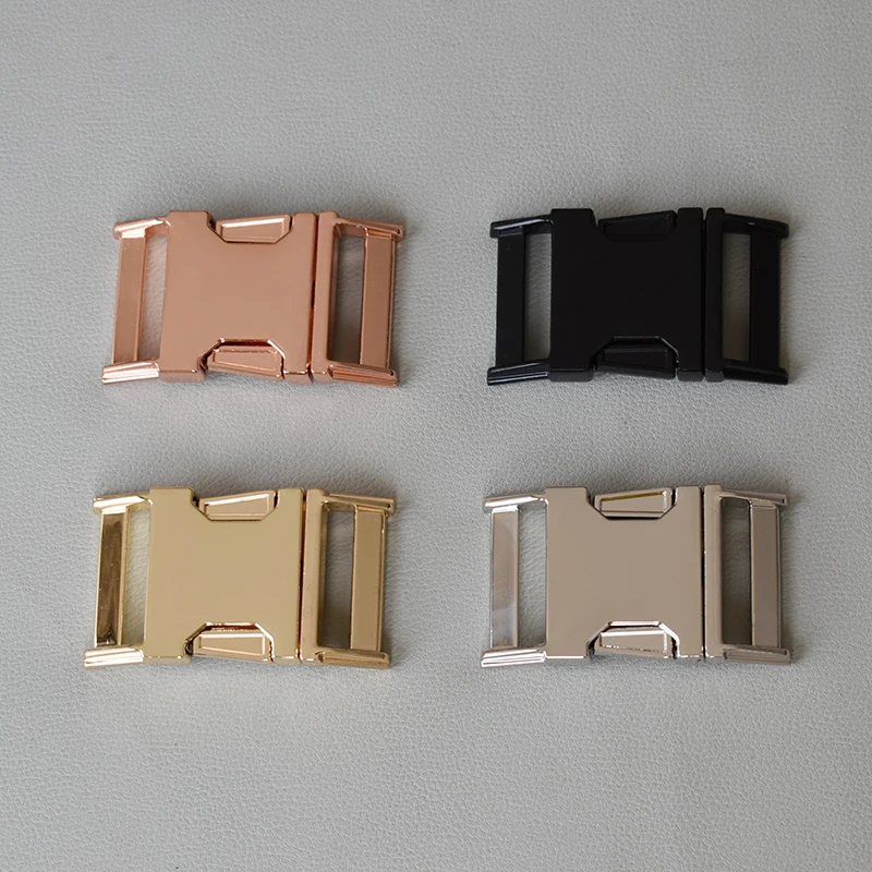 

50 Pcs/Lot customized release buckle for 30mm garment bag accessories webbing DIY pet collar Metal parts accessories