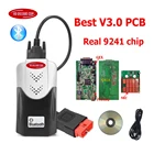 Лучший V3.0 PCB 9241 чип BLUETOOTH vd ds150e cdp для автомобилей с ламинированием obd2 диагностические инструменты 2018.R0 2017.r3 генератор ключей