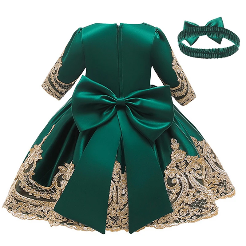 Милое детское платье подружки невесты для свадебной вечеринки с вышивкой