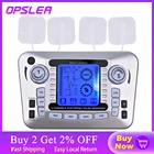 Электронный импульсный стимулятор для всего тела, аппарат для акупунктуры и цифровой терапии для шеи и спины, 10 пластин