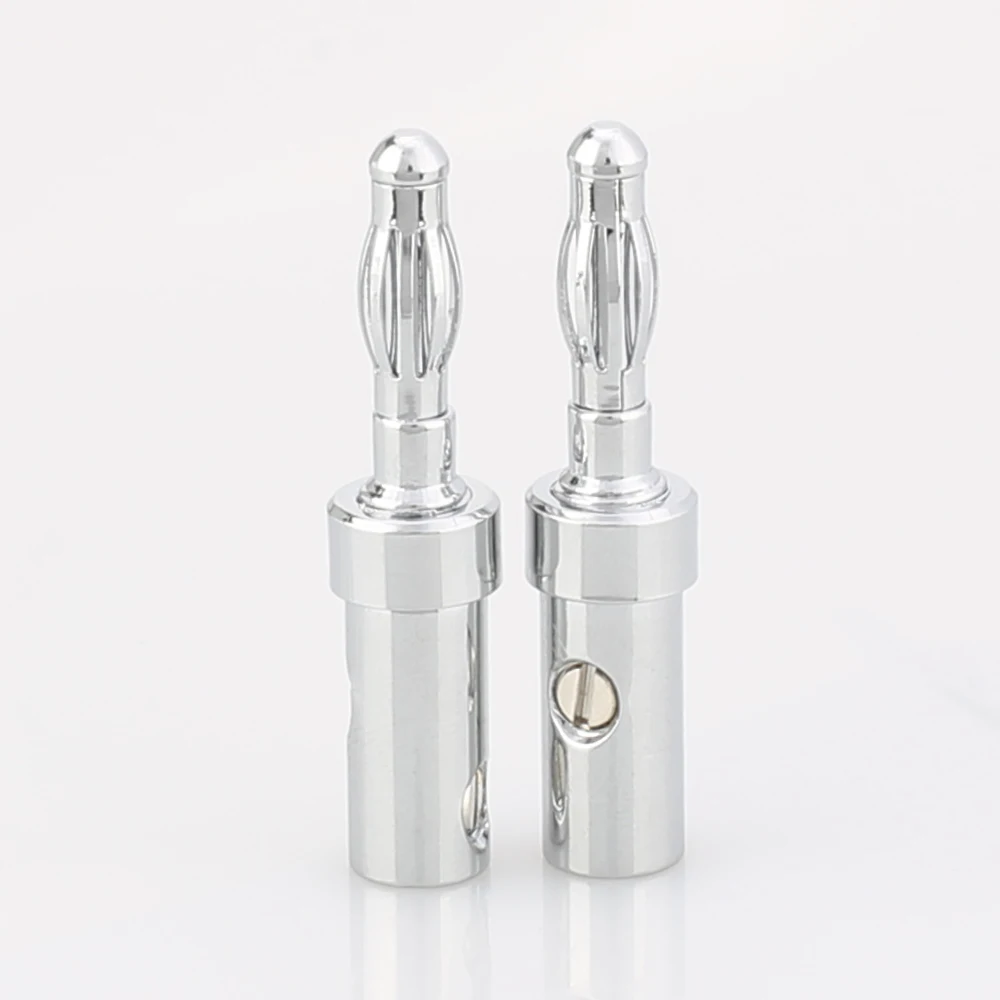 8 шт. кабельные разъемы для динамиков с родиевым покрытием|plugs wholesale|plug fplug connector |