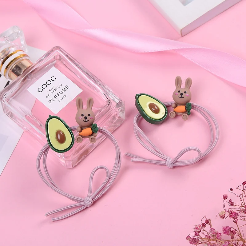 Высокое качество пластика с милым кроликом Авокадо для женщины и ребенка резинки
