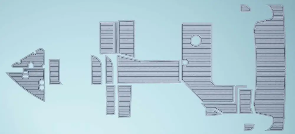 2017 Regal 26 Экспресс кабина коврики на платформу для купания 1/4 дюймов 6 мм EVA настил
