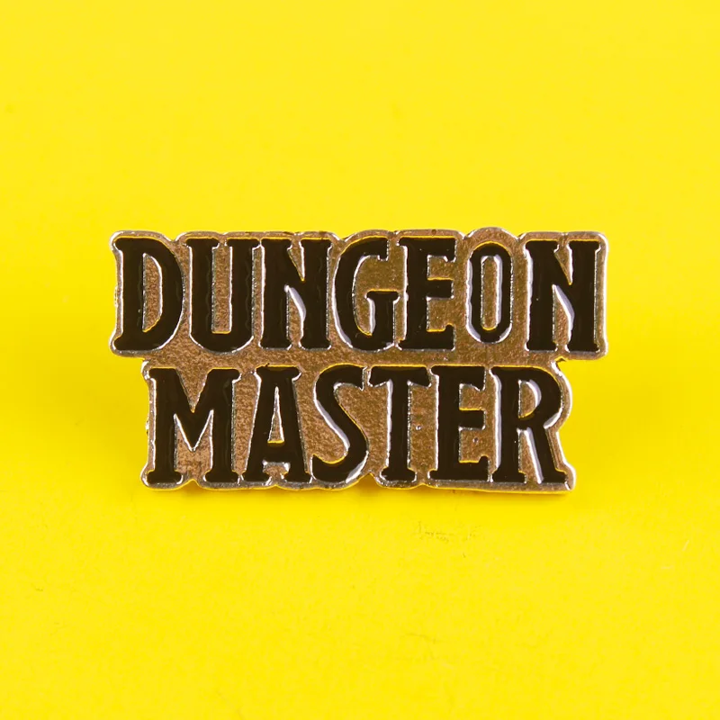 

Pin For Backpack Dungeon Master Enamel Pins Kwii Badge On Clothes Anime Icons Stripe Set Metal Badges Paired Jewelry
