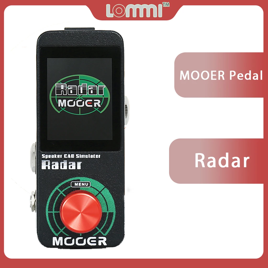 Имитатор радара LOMMI MOOER педаль для гитарных эффектов 30 динамиков модели шкафа 11