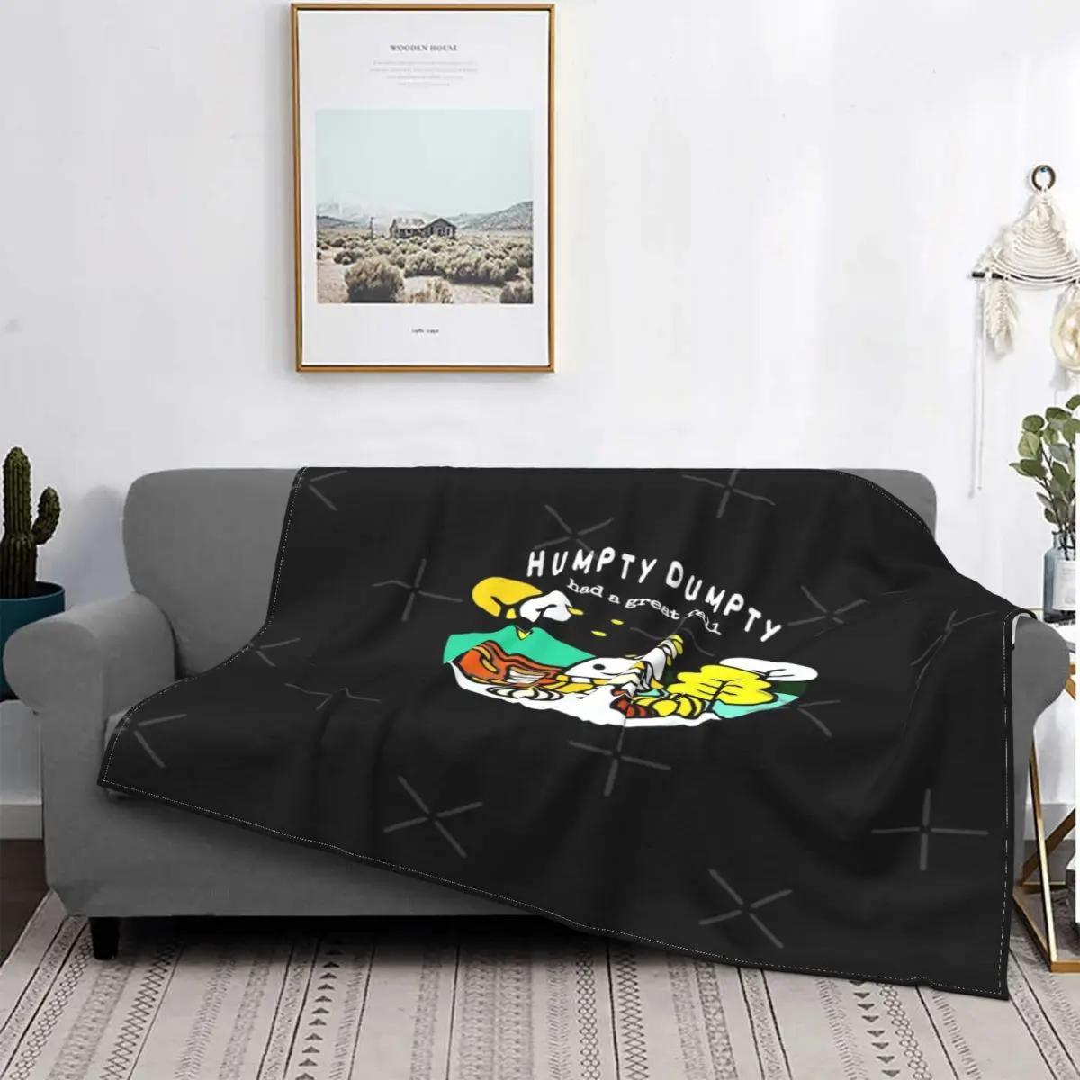 

Humpty-manta térmica A cuadros para cama, colcha para sofra, A cuadros