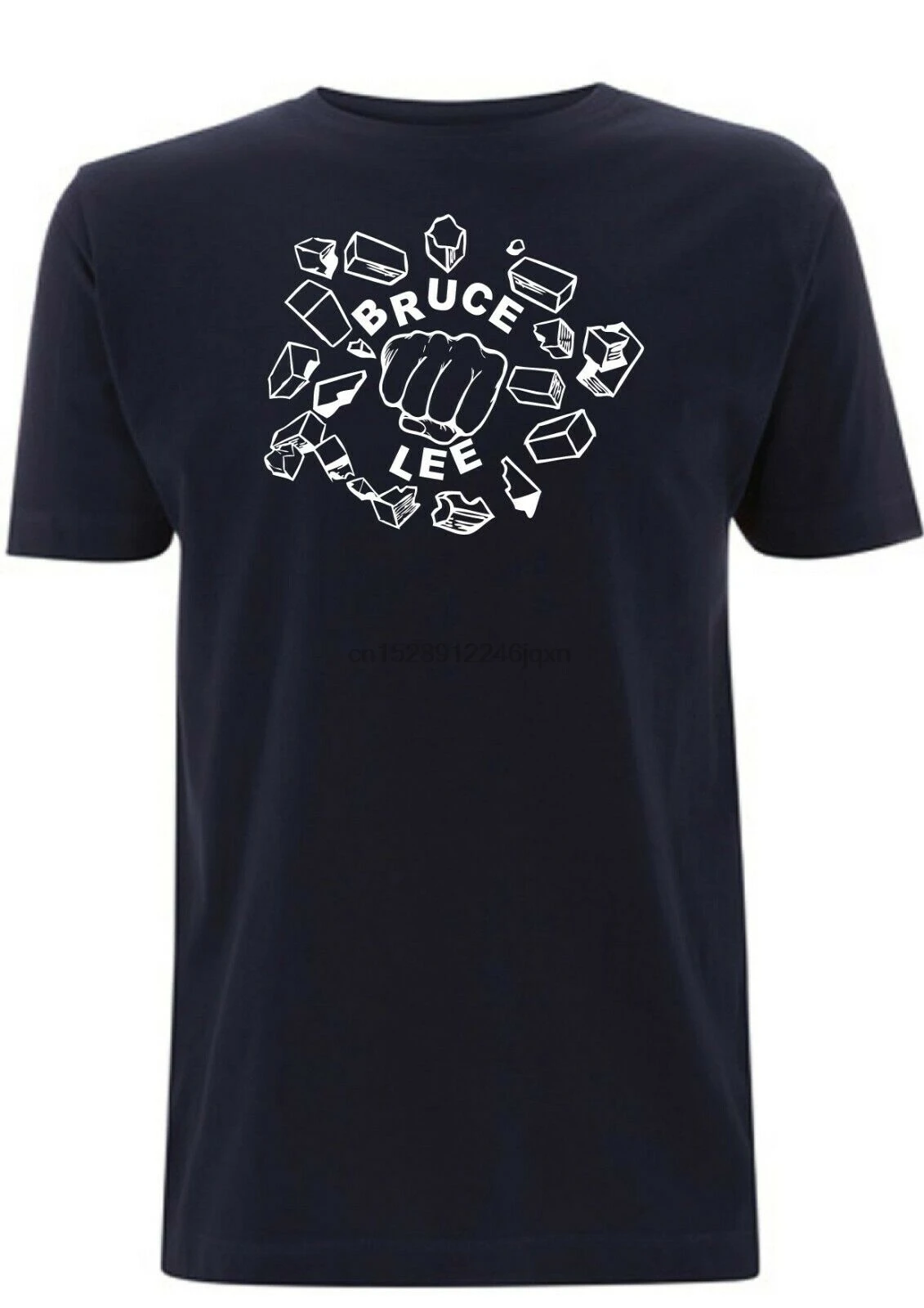 Футболка вдохновленная Брюсом Ли кулак боевой художник дракон джут куне легенда