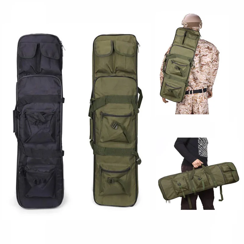 

Two Usages Nylon Hunting Rifle Gun Case Airsoft Gun Bag Military Shooting Sniper Gun Carry Tactical Backpack 81cm / 94cm / 118cm