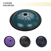5 5 inch mini steel tongue drum 6 notes handpan drum steel pocket drum percussion instrument with mallets carry bag for yoga