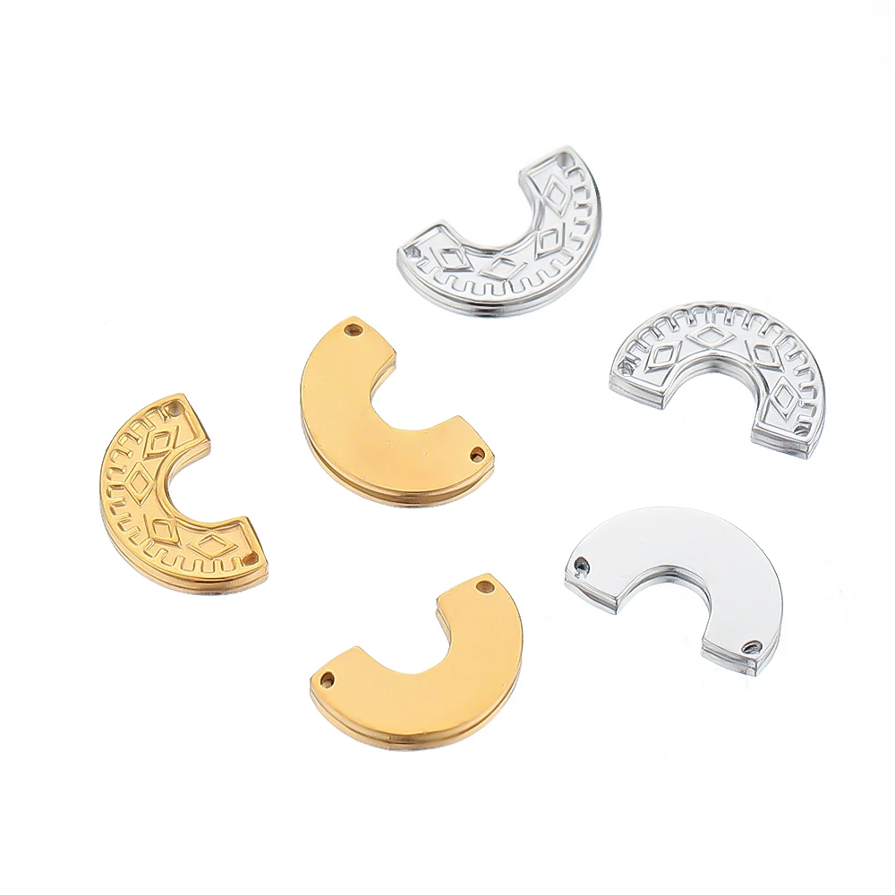 

Подвеска женская, из нержавеющей стали, в форме Луны, 5 шт.