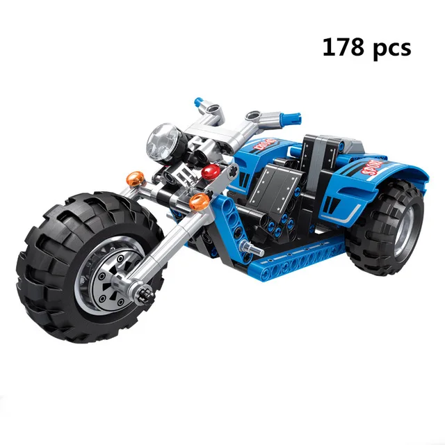 

Motorcycle Technic Compatible Legomoto Moto Racing Motorbike City Vehicle Sets Off Road Model Building Blocks MOC Kits Kids Toys