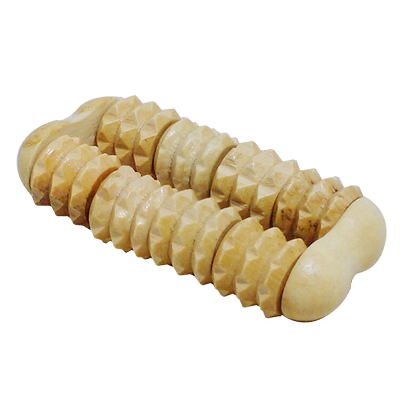 

2Pcs Body Relaxation Massager 2 Raw Wooden Massage Wood Roller Health Therapy Relax Hand Held Stress Relief