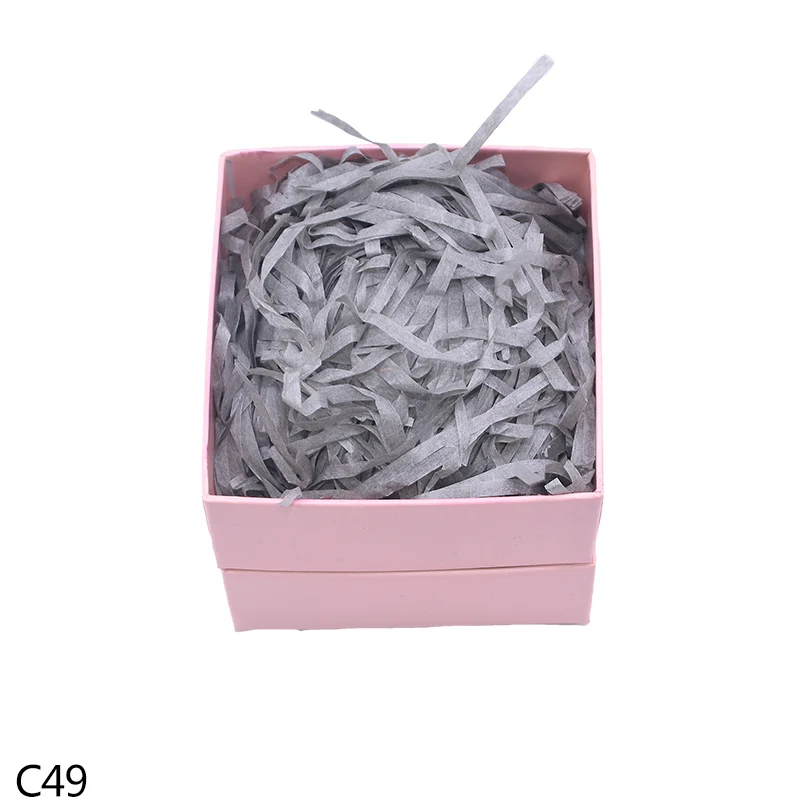 C49 10/20/50 г DIY бумажная рафия измельченные морщинка Бумага конфетти подарки/коробка наполнение Материал наряд в качестве подарка на день рождения Свадебная вечеринка украшения свадебные принадлежности - Цвет: C49