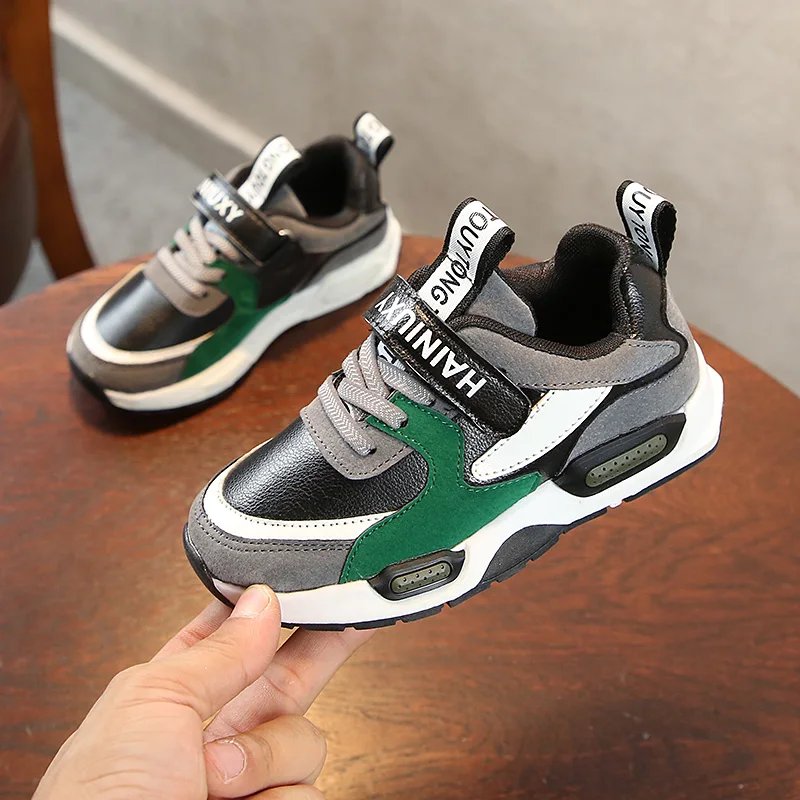 Новая спортивная детская обувь детские туфли для мальчиков Демисезонный сетка с