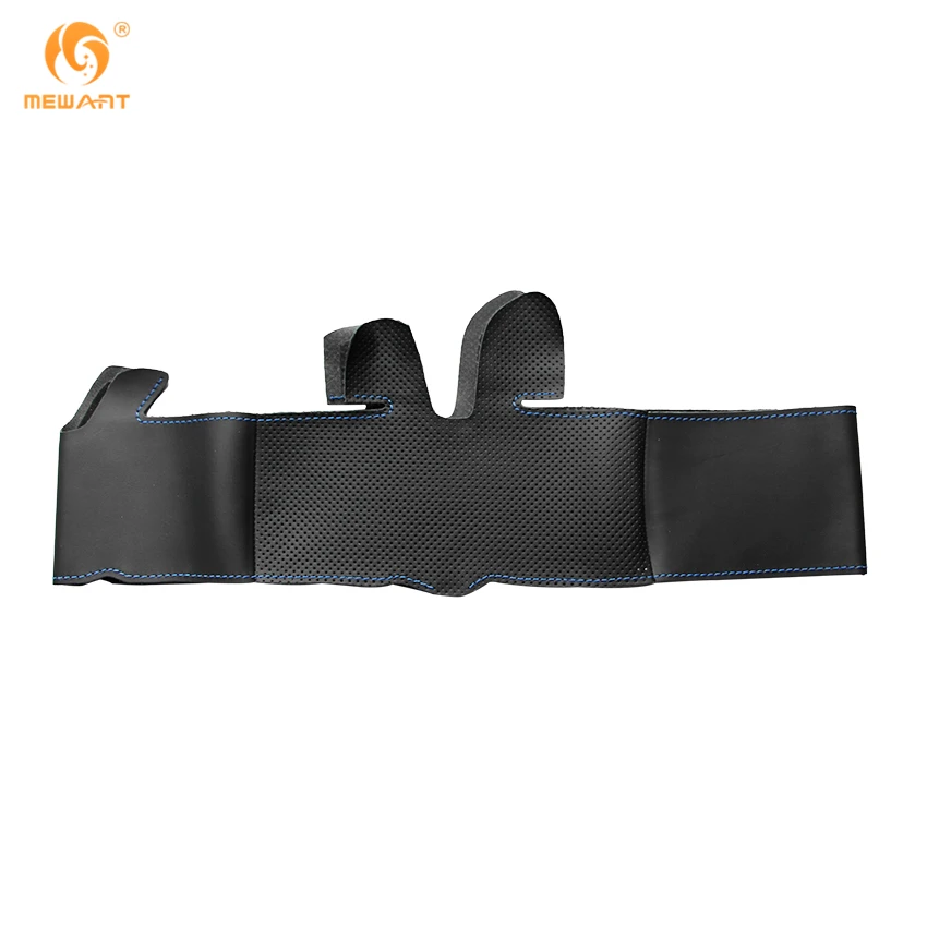 MEWANT черный чехол рулевого колеса автомобиля из натуральной кожи для Honda Fit