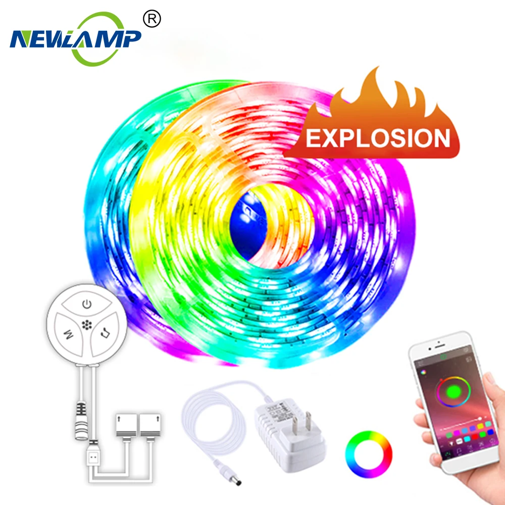 

Смарт-лента световая водонепроницаемая, 5 м, 10 м, RGB 5050