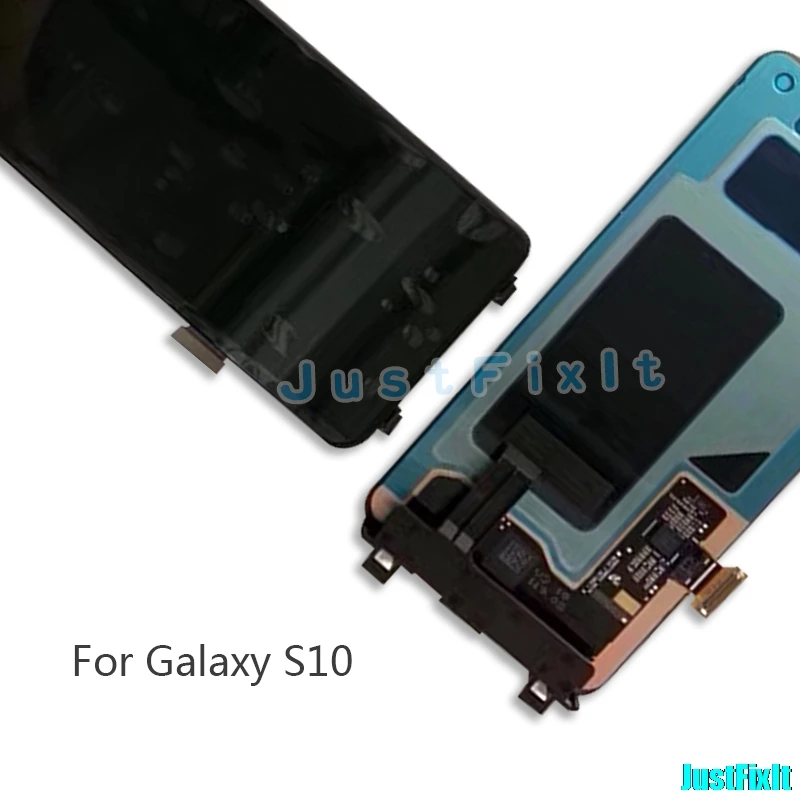Для SAMSUNG Galaxy S10E S10 G9730 дисплей S10+ Plus G9750 кодирующий преобразователь сенсорного экрана в сборе с сервисным пакетом