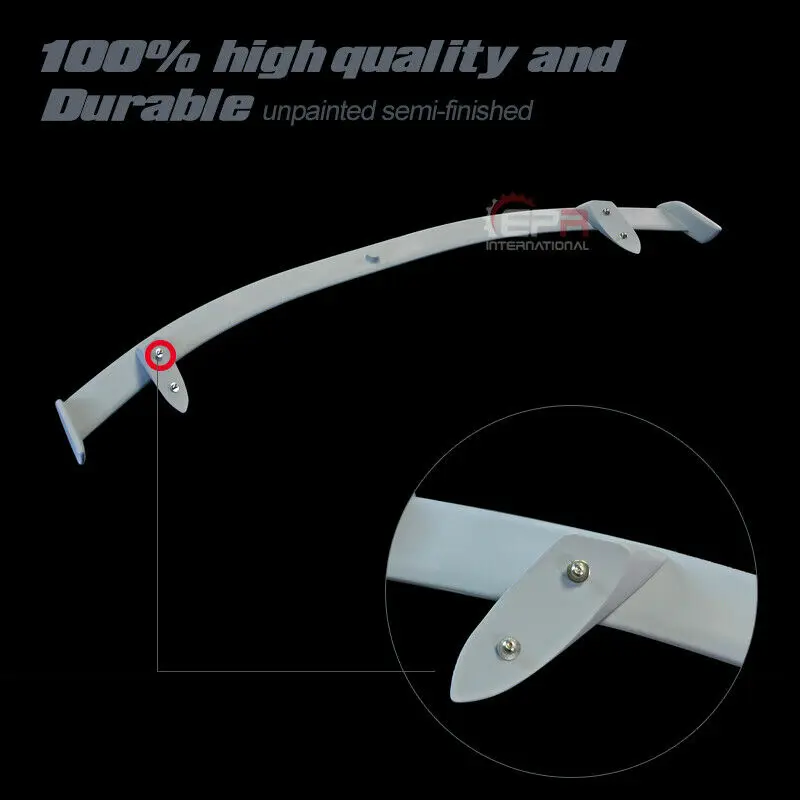 

For Subaru 2017 BRZ STI Style Rear Trunk Spoiler Wing Lip Bodykits FRP Unpainted Addon Parts