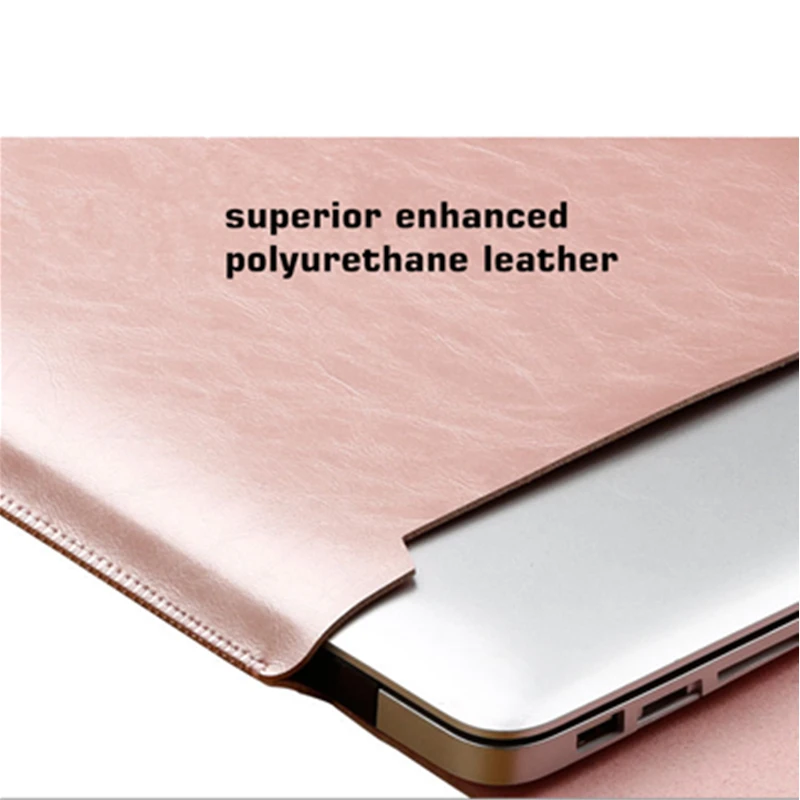 

Notebook Case Laptop Sleeve 12 13 15 Inch for Macbook Air Pro Protective Leather Cover Computer Bag