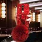 Чехол для Huawei Honor Mate 30; 20 Pro; 9; 10 Lite; 7C; 7A; 7X; 9X; 8X; 7S; 8A; 8C; с брелоком и попсокетом