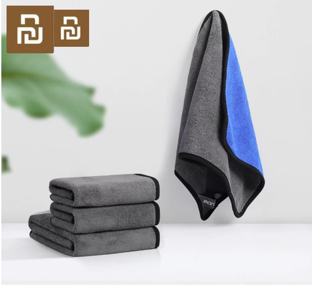 Полотенце для чистки автомобиля Xiaomi 30*30/30*60 мягкое полотенце из микрофибры