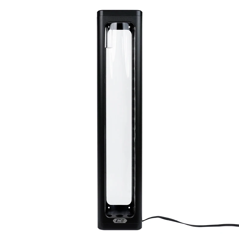 Стеклянный резервуар для водяного охлаждения ПК 360 мм серебристый черный белый 5