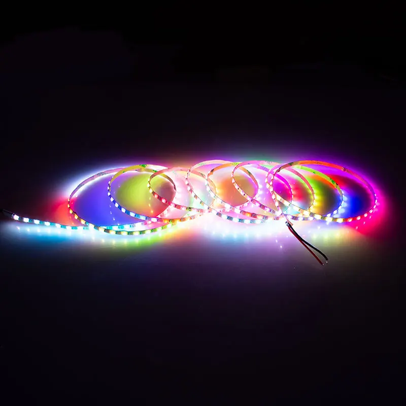 [Seven Neon]4 мм ультратонкая адресная 96 светодиодов/м 5 в постоянного тока 5050 smd