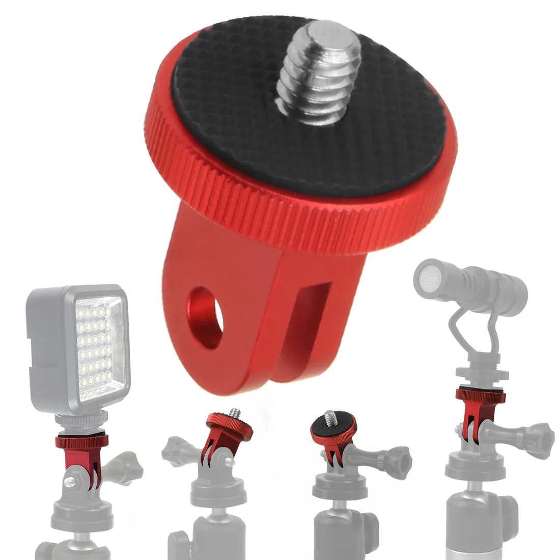 Алюминиевый мини штатив BGNing с креплением резьбой 1/4 дюйма для экшн камеры GOPRO Hero 9 8