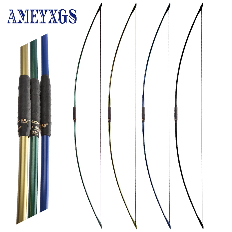 1pc 25-70lbs Archery Recurve Bow 67inch Straight Pull Longbow FRP Material Draw Length 28