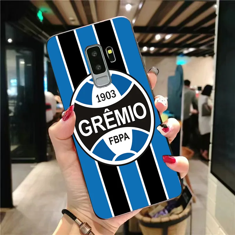 Чехол для телефона FC Gremio Samsung S6 S7 Edge S8 S9 S10E Note8 Note 9 10 A9 C10 J7 Max DIY чехол черного мягкого