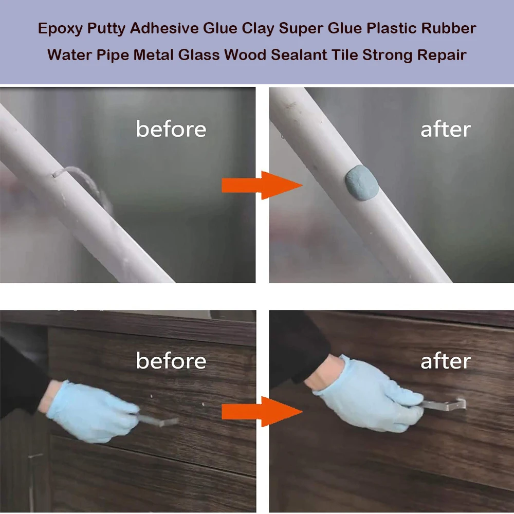 VISBELLA 2 шт эпоксидная шпатлевка клеевая глина супер клей пластиковый резиновый