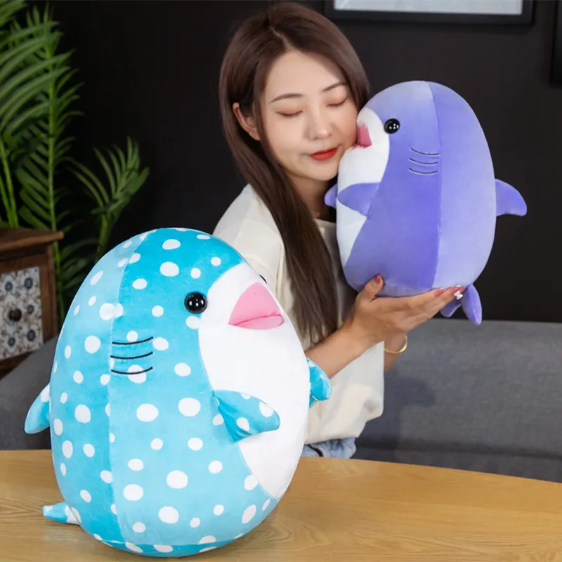 Мультяшная Морская жизнь милый КИТ Акула искусственная мягкая набивная кукла