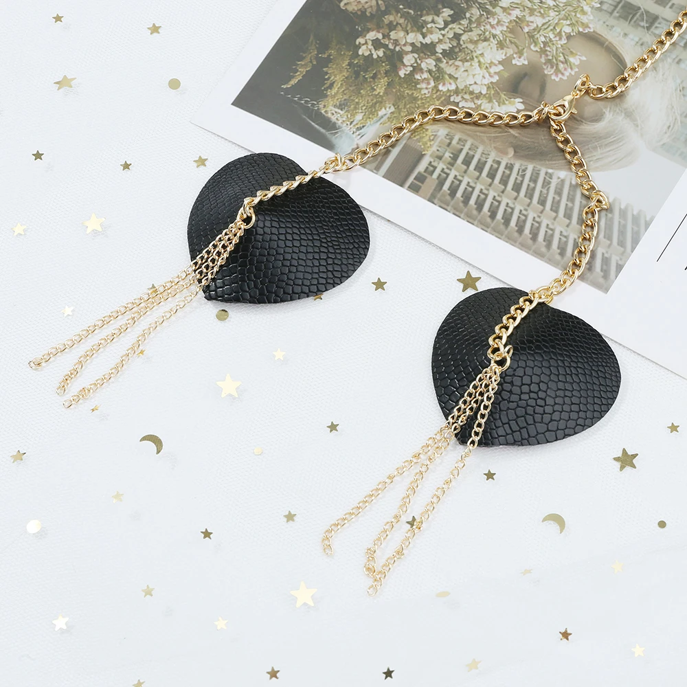 Ошейник для сосков с металлической цепочкой многоразовый ошейник - купить по