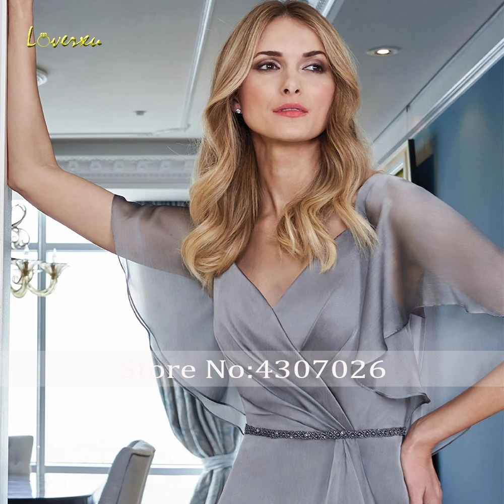 Loverxu трапециевидные Длинные платья для матери невесты 2019 большого размера
