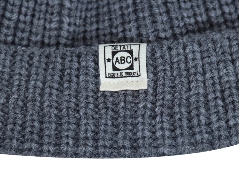Короткие Зимние шапки для мужчин Skullies Beanies Мужская Зимняя Шапка-бини женская шапка s Miki Docker Skull cap Bonnet женская вязаная шапка